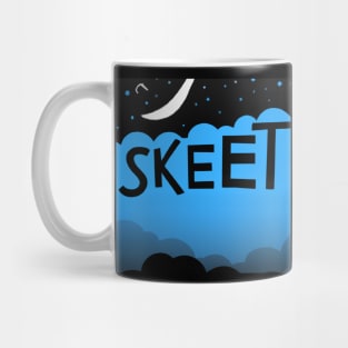 Blue Sky Skeet under the moon Mug